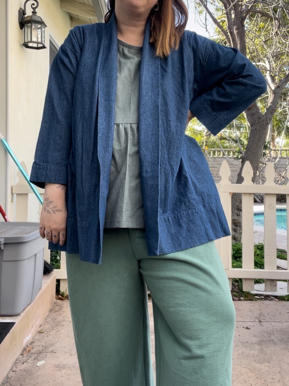 Elizabeth Suzann Clyde Jacket in Indigo Denim